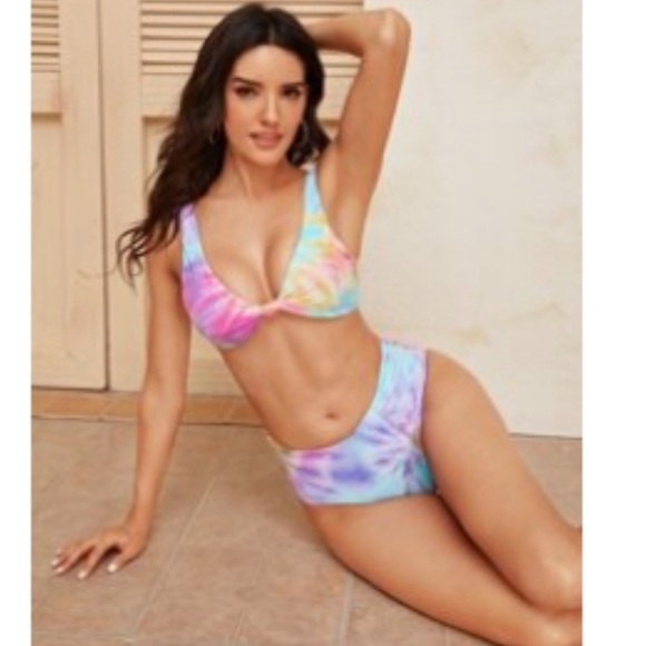 Tie Dye Bikini Swimsuit - Picture 2 of 4